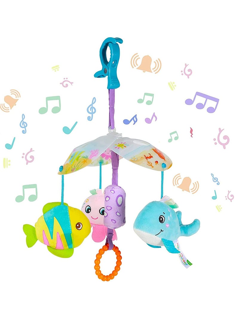 Infant Car Seat and Stroller Toys, Clip-On Rattles and Sensory Playthings for Babies and Toddlers, Ideal for Children Over 3 Months  - Image 1