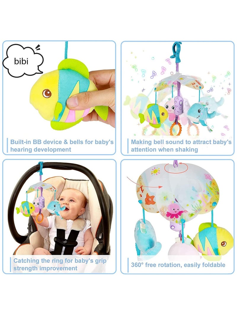 Infant Car Seat and Stroller Toys, Clip-On Rattles and Sensory Playthings for Babies and Toddlers, Ideal for Children Over 3 Months  - Image 2