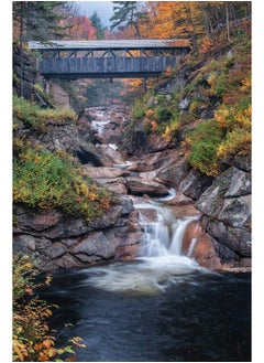 WHITE MOUNTAIN Puzzles Covered Bridges 1000 Piece Jigsaw Puzzle  - Image 2