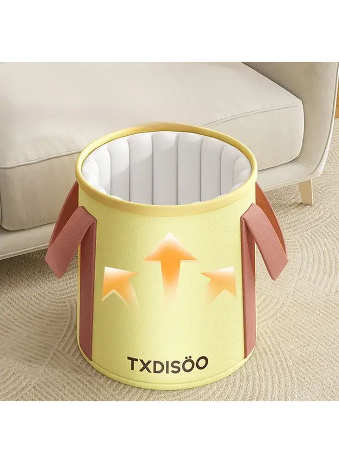 Uncovered Green Foldable Foot Bath Bucket Portable Thickened Durable Foot Tub No Electricity Needed - Image 1