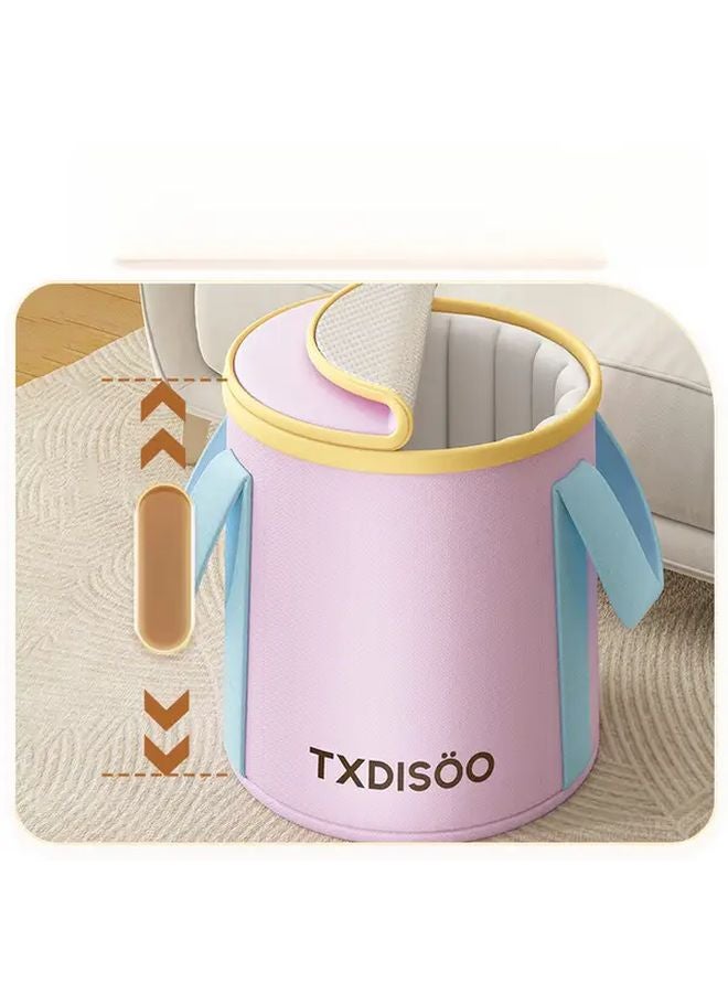 Uncovered Green Foldable Foot Bath Bucket Portable Thickened Durable Foot Tub No Electricity Needed - Image 5