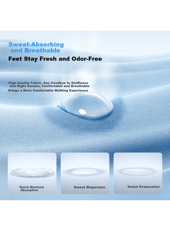 Badigao Disposable Socks Uni Daily Use No-wash Spring Summer Travel Military Training Mid-calf Short Socks Odor Resistant - Image 2