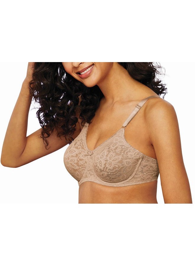 Bali Women's N Smooth Stretch Lace Underwire Bra Df3432, Nude, 105C - Image 2