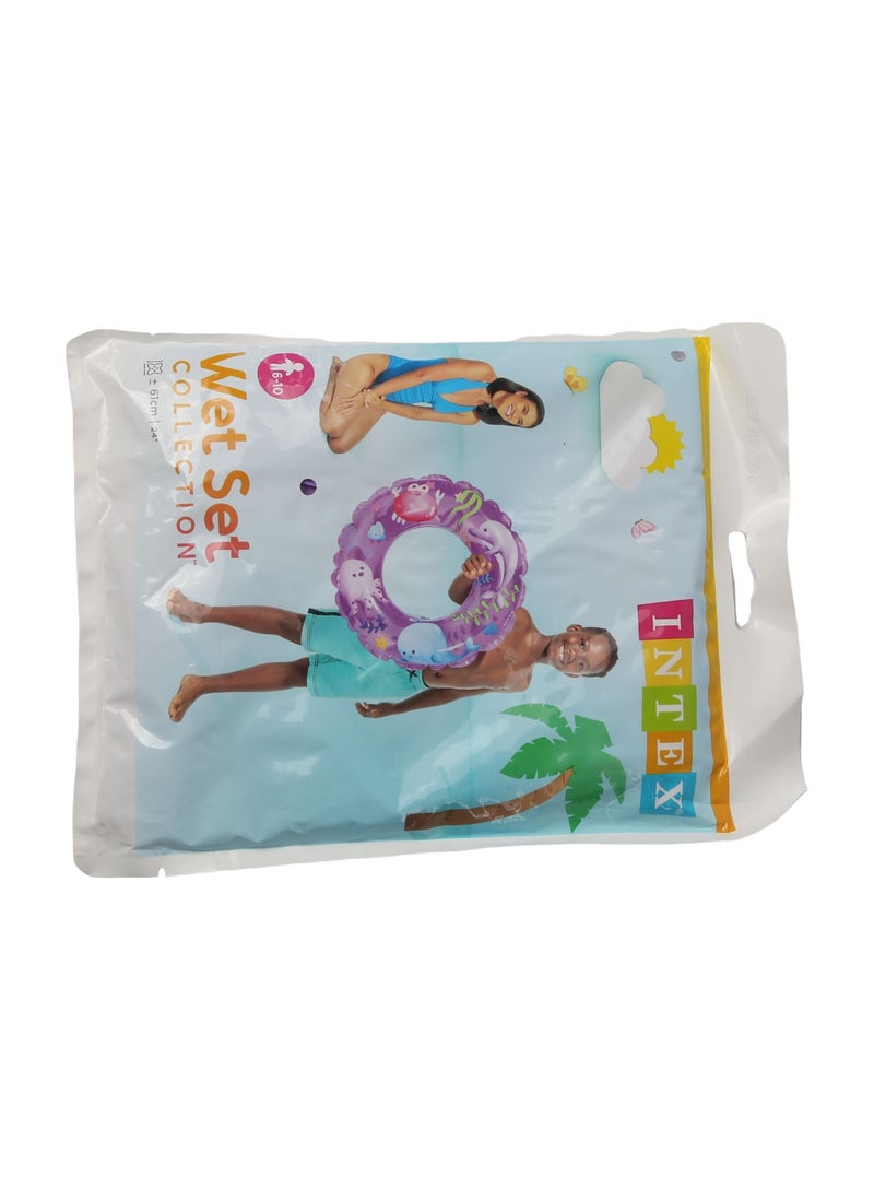INTEX Intex Kids Transparent Swim Ring for Kids 3+ (6-10)  - Image 3