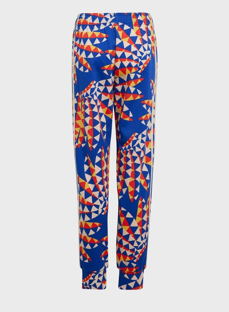 Adidas G Farm Pant Blue Training Pants 7-8Y - Image 2