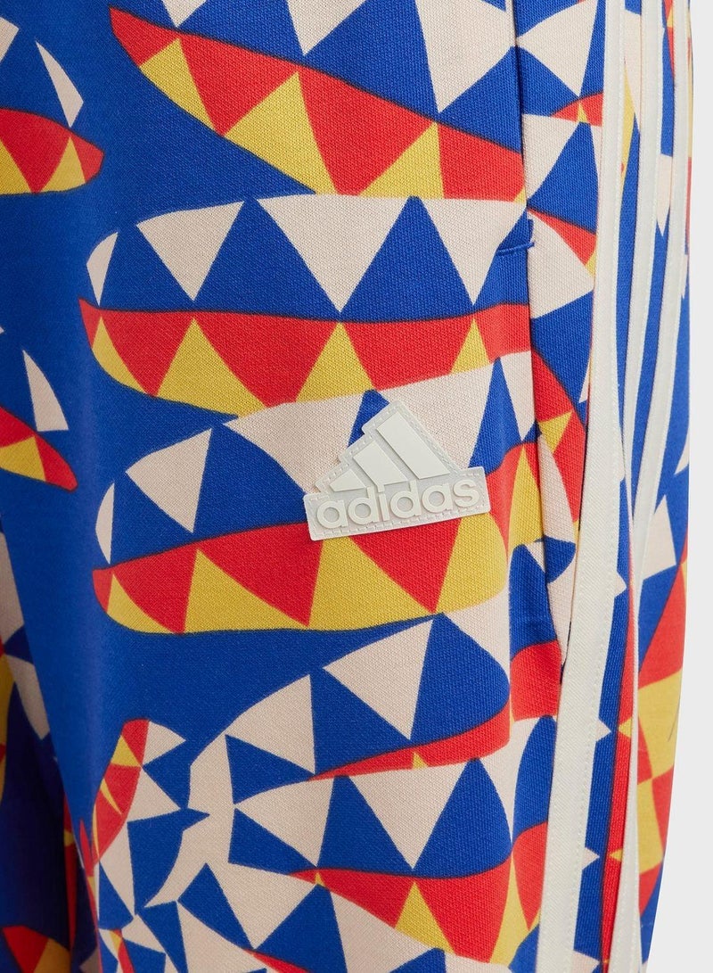 Adidas G Farm Pant Blue Training Pants 7-8Y - Image 3