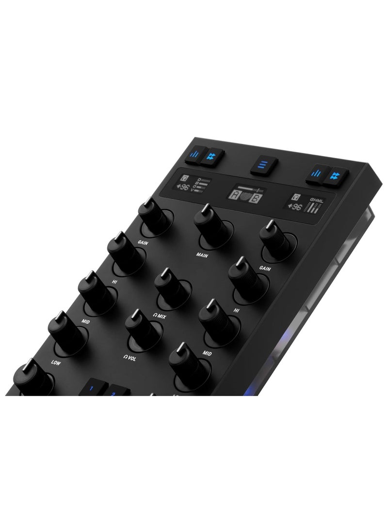 Native Instruments Native Instruments Traktor Kontrol Z1 MK2 DJ Mix Controller 4-deck DJ Mixing Controller with Stem Control Layer, FX, MIDI, 24-bit/96kHz Audio Interface  - Image 5
