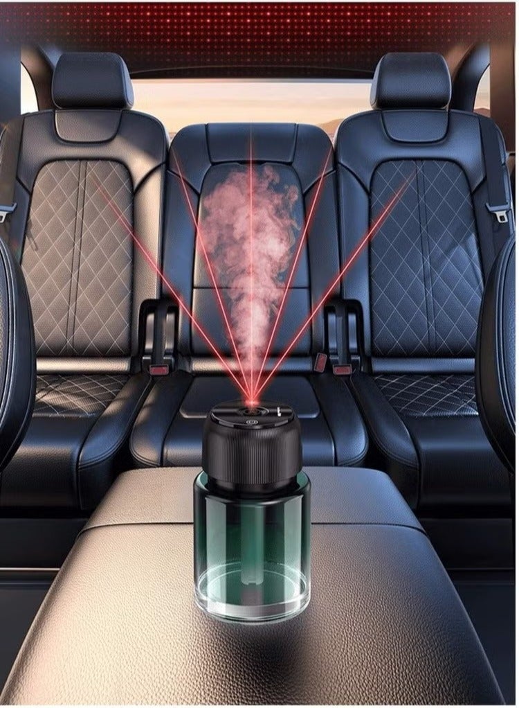 TIGER Mini Car Essential Oil Diffuser & Humidifier | USB Portable Aromatherapy Diffuser for Car, Home, Office & Bedroom | Cool Mist Air Freshener with LED Light | Silent Operation | Long-Lasting Fragrance for Relaxation, Stress Relief & Clean Air - Image 3