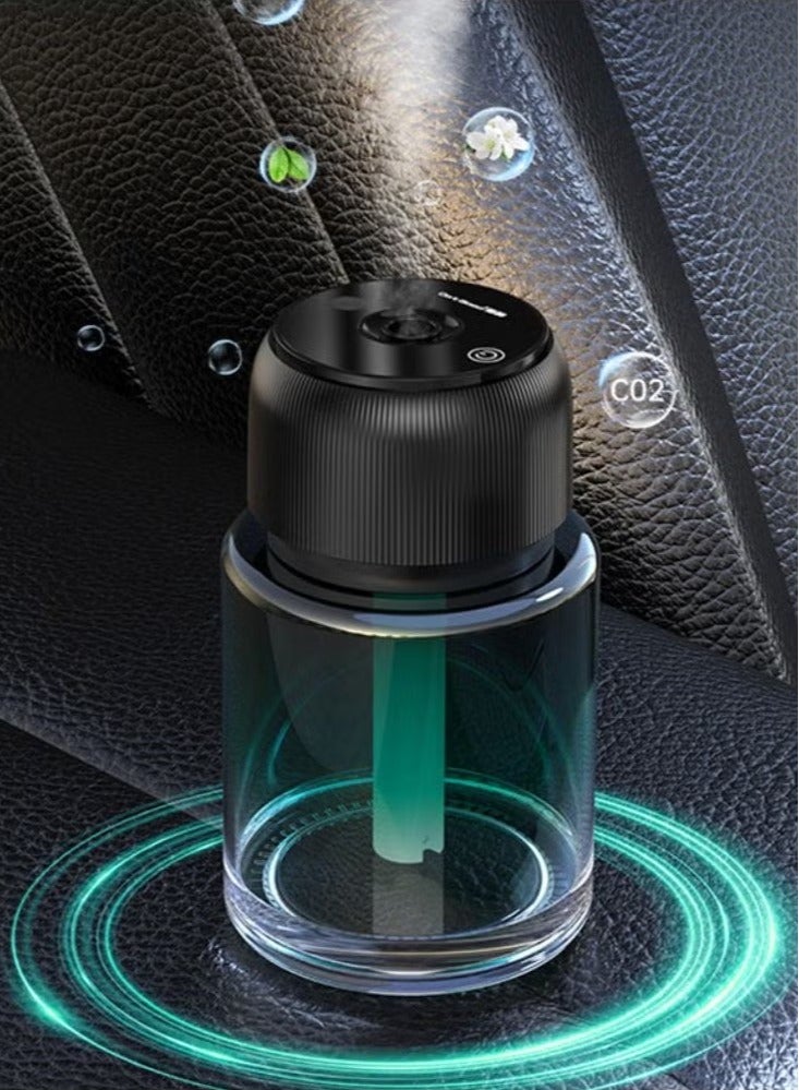 TIGER Mini Car Essential Oil Diffuser & Humidifier | USB Portable Aromatherapy Diffuser for Car, Home, Office & Bedroom | Cool Mist Air Freshener with LED Light | Silent Operation | Long-Lasting Fragrance for Relaxation, Stress Relief & Clean Air - Image 2