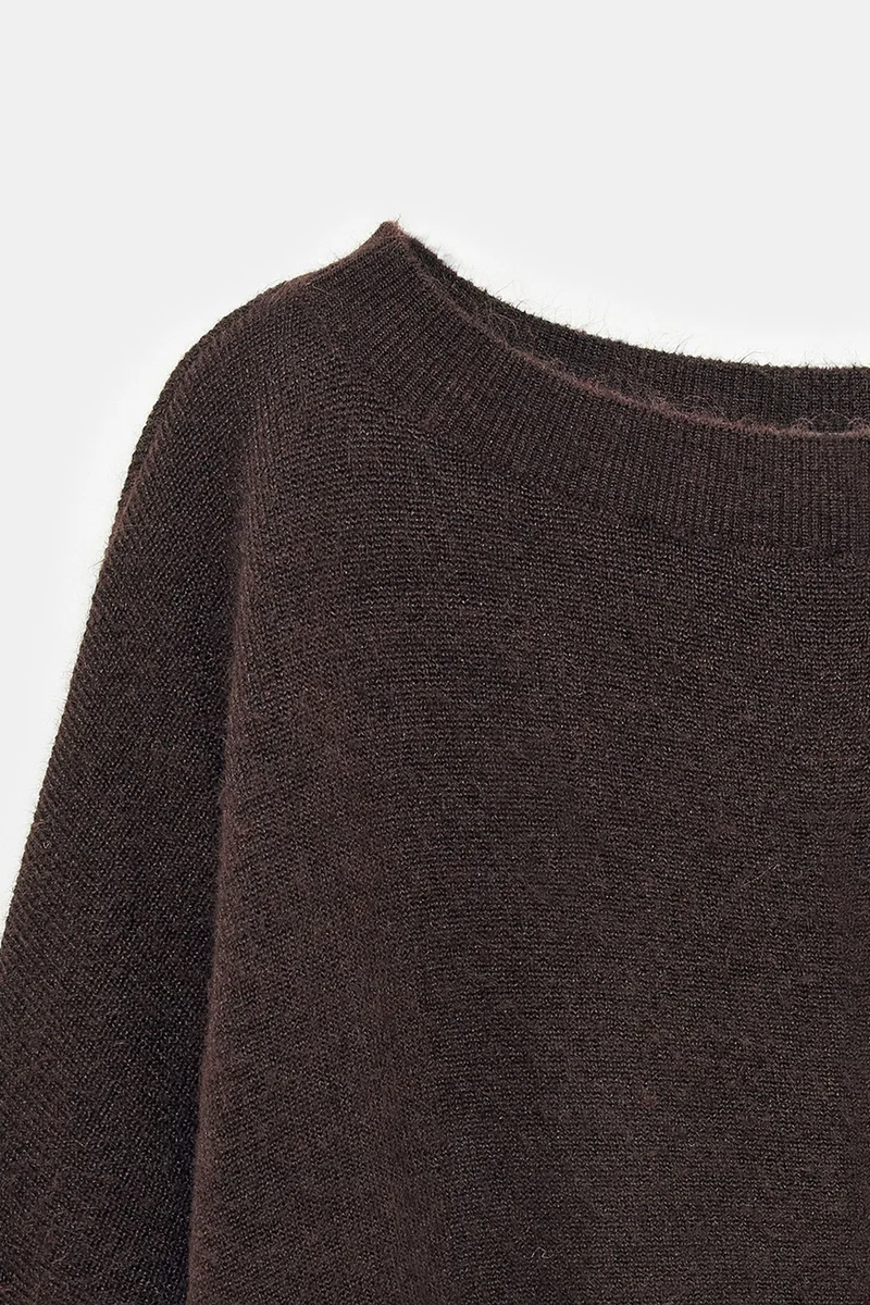 Dilvin Coffee Brown DILVIN Women's Knit Sweater for Women | Best Price UAE