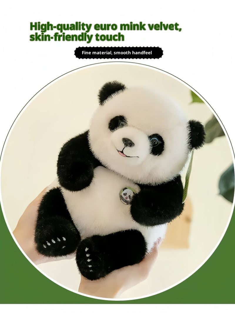 35cm Giant Panda Plush Toy, HuaHua Stuffed Animal - Squishy Soft Collectible for Birthday, Valentine‘s Day, Holiday Souvenir - Image 4