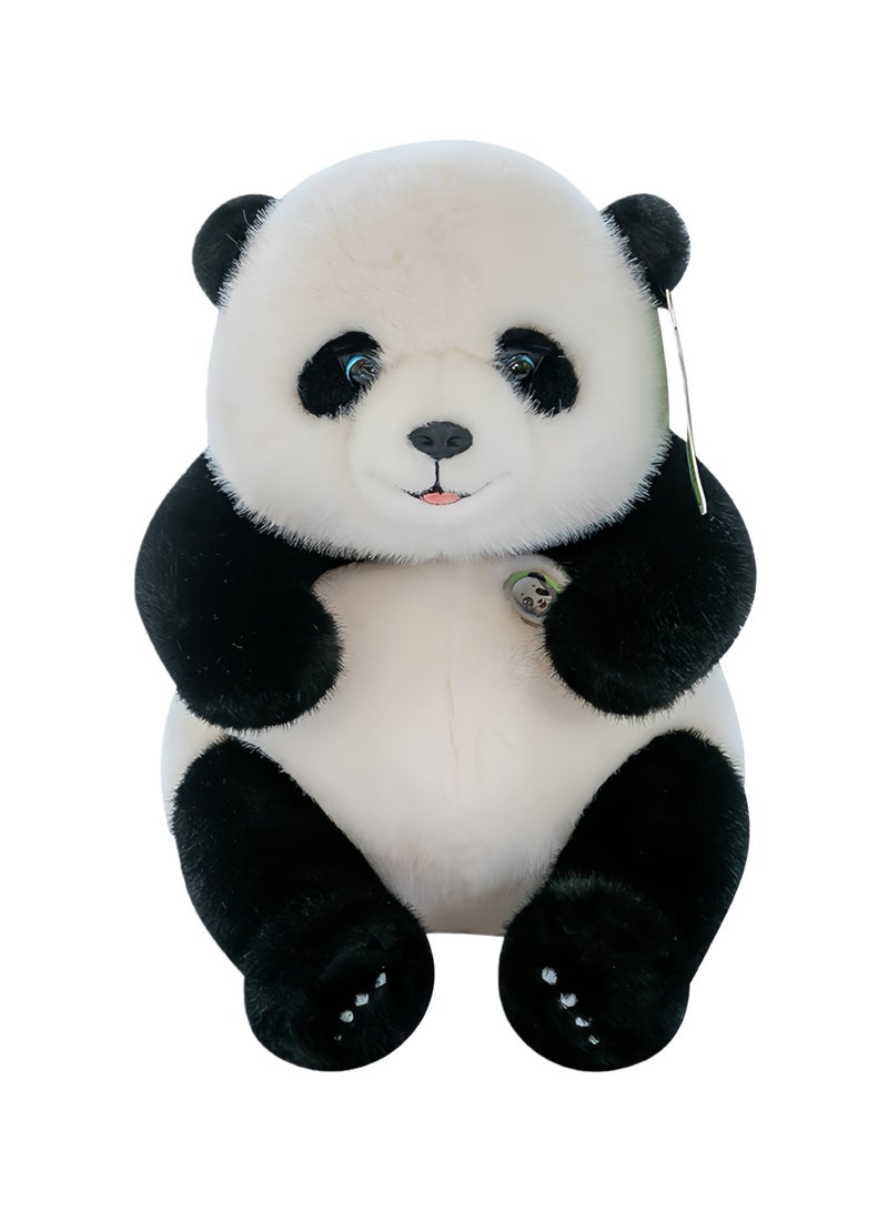 35cm Giant Panda Plush Toy, HuaHua Stuffed Animal - Squishy Soft Collectible for Birthday, Valentine‘s Day, Holiday Souvenir - Image 1