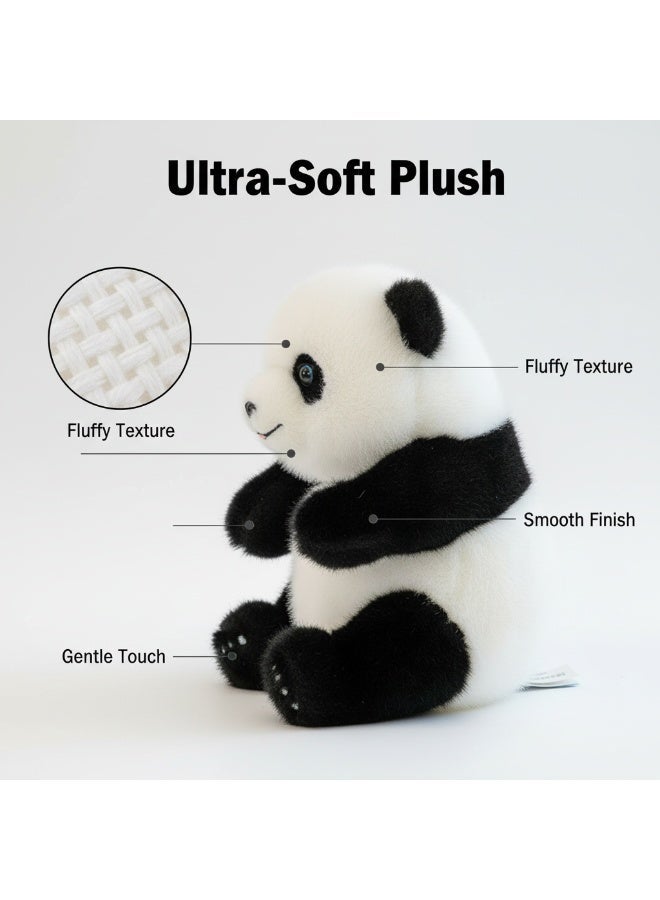 لعبة بلاستيكية دب باندا العملاق 35 سم – ناعمة للغاية عالية الجودة هدية عيد للأولاد - Image 4