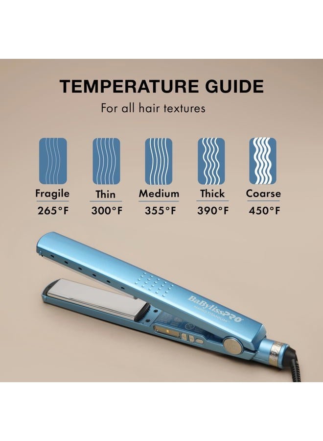 BaBylissPRO The Extended Ionic Flat Iron, Nano Titanium, 1 1/4" - Image 4