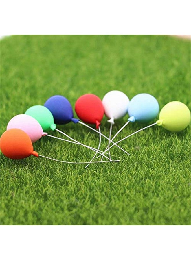 EatingBiting 8 Pack 1:12 Dollhouse Miniature Furniture Accessories Colorful Simulated Balloons Handcraft Ornaments Doll House Furniture Miniature Garden Diy Landscape Accessory - Image 5
