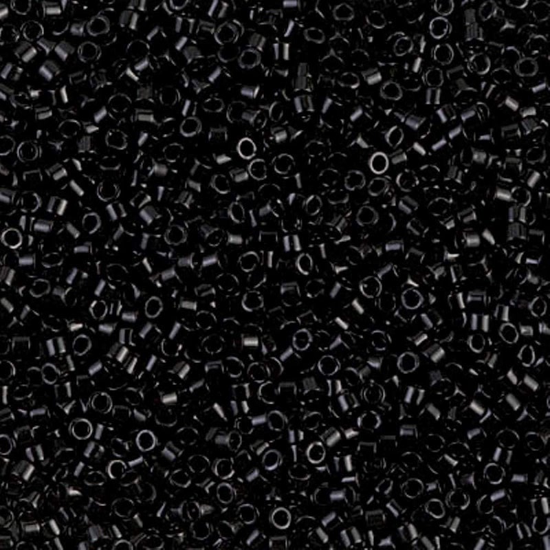 Miyuki Delica Seed Beads Bundle: Size 11/0, Tuxedo Collection - DB010, DB035, DB200-3 Tubes of 2" ea - Image 4