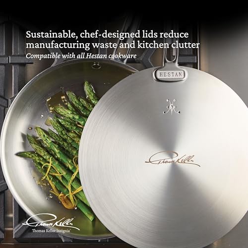 Hestan Thomas Keller Insignia by Hestan - Stainless Steel 12.5" Universal Lid - Image 5