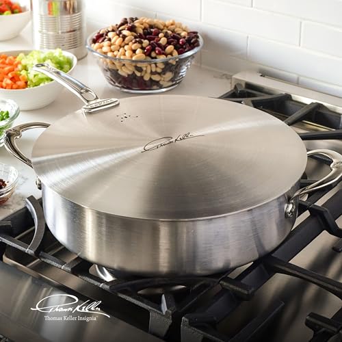 Hestan Thomas Keller Insignia by Hestan - Stainless Steel 12.5" Universal Lid - Image 2