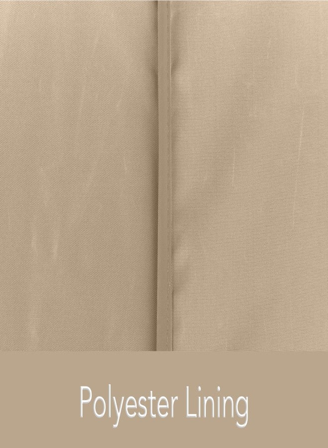 Covermates Cushion Storage Bag - Light Weight Material, Weather Resistant, Water Resistant Zipper, Cover Accessories, 48Wx 16D x 22H, Classic Tan - Image 5
