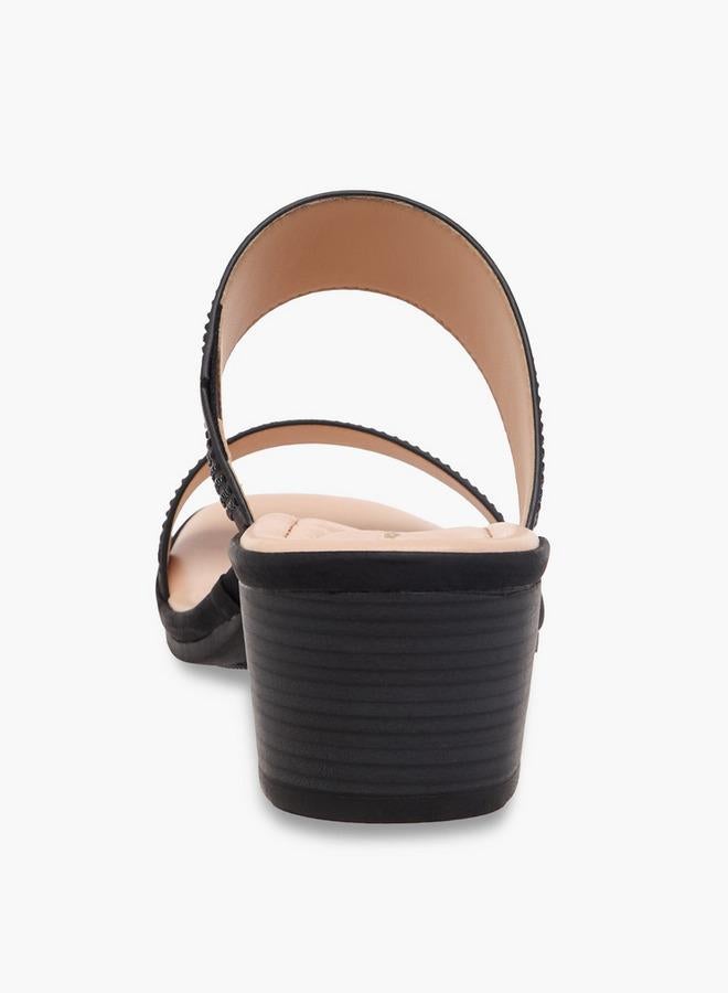 Le Confort Women Embellished Block Heel Sandals - Image 5