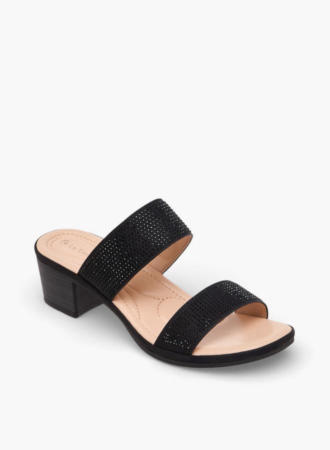 Le Confort Women Embellished Block Heel Sandals - Image 2