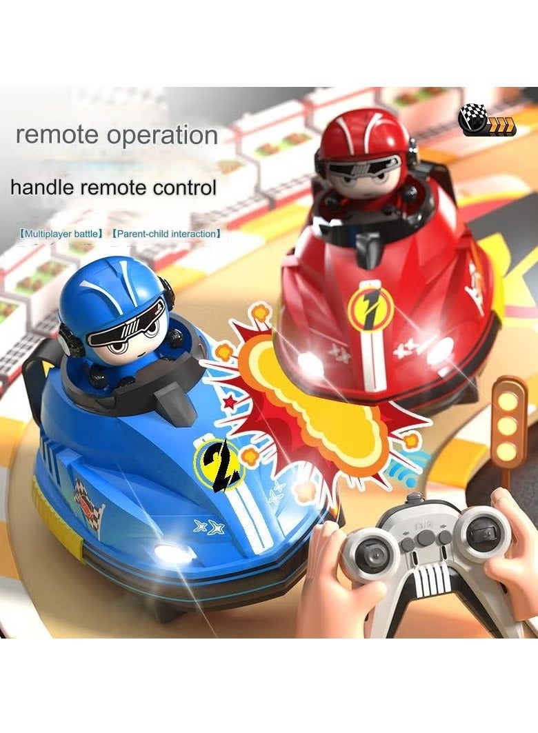 Two person remote control battle collision car parent-child interaction go kart drift catapult children's toy, dynamic music, and cool lighting. Come and have a happy game with your child  - Image 4