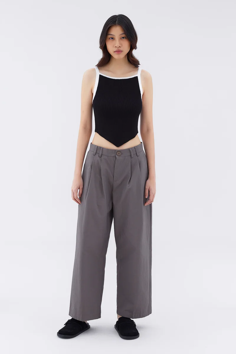 The Editor's Market Descan Mid-Rise Relaxed Pants