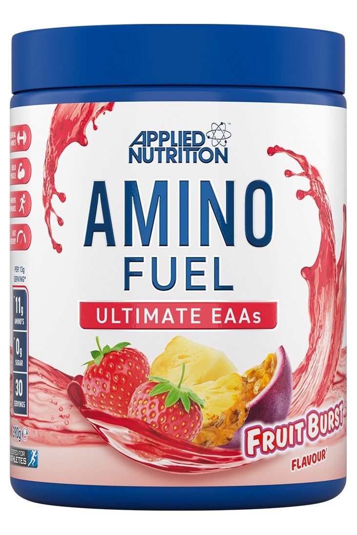 أبلايد نيوتريشن الأحماض الأمينية الأساسية للوقود الأميني، نكهة الفاكهة، 390 جرام، 30 حصة - Image 1