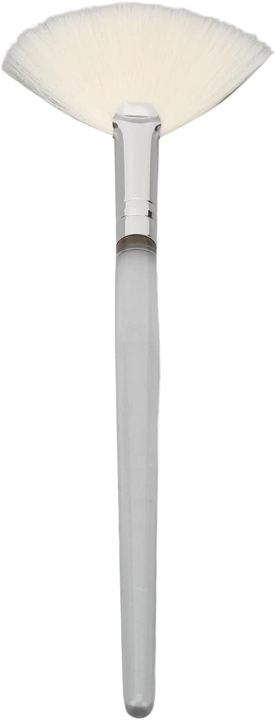 Fan Brushes Fan Shaped Design Foaming Brush Soft Facial Fan Brush for Face Fan Brush Easy to Store Take On The Go Does Not Irritate Or Harm The Skin