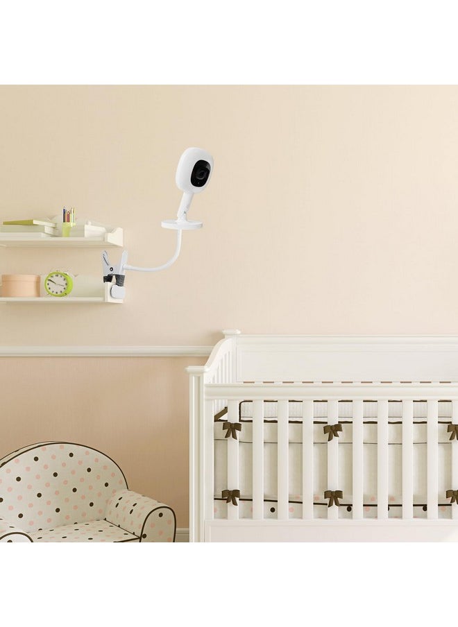 iTODOS iTODOS Baby Monitor Mount Compatible with Nanit Pro Smart Baby Monitor & Flex Stand Baby Monitor, 8inches Flexible Arm Monitor Mount,Attach Your Baby Cam Wherever You Like-1pack  - Image 1