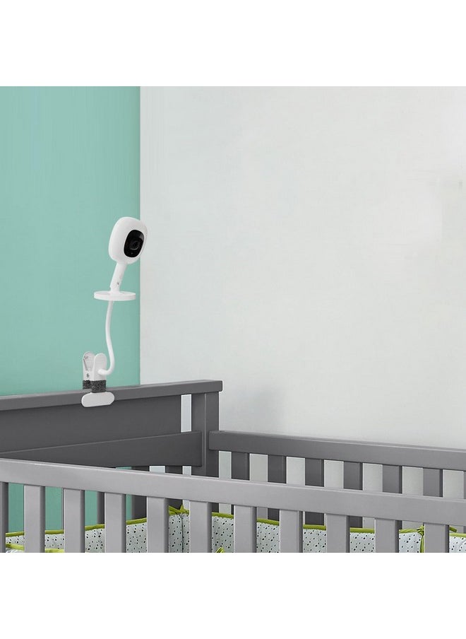 iTODOS iTODOS Baby Monitor Mount Compatible with Nanit Pro Smart Baby Monitor & Flex Stand Baby Monitor, 8inches Flexible Arm Monitor Mount,Attach Your Baby Cam Wherever You Like-1pack  - Image 3