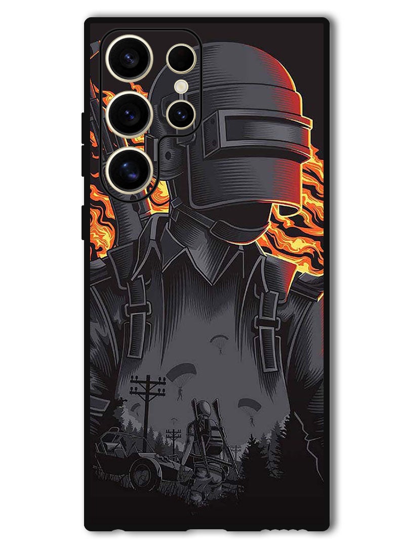 Theodor Protective Case Anti Scratch Shock Proof Bumper Cover For Samsung Galaxy S24 Ultra Pubg War - Image 1