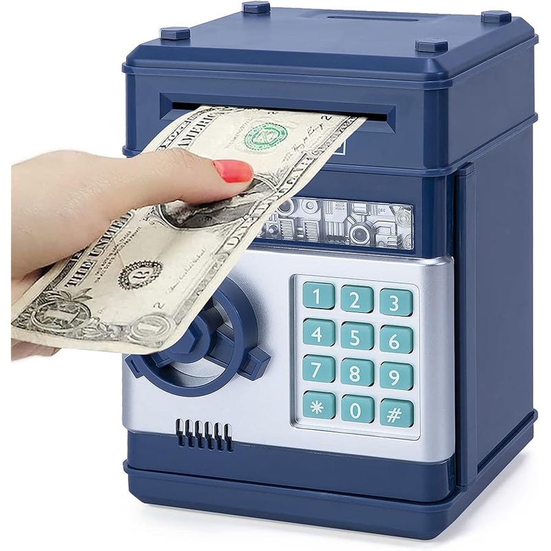 Refasy gy Bank for Boys, Electronic gy Banks Password Money Saving Box Gifts for 11 Year Old Boy Money Bank Toy Birthday Gifts for Boys Girls Kids Safe Cash Coin Can - MULTICOLOR - Image 1