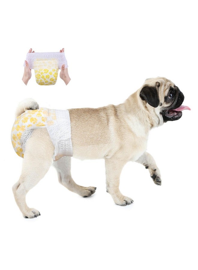 Dono Dog Diapers Female With Stretchy Waist14Pcs, Disposable Full Wrap Female Puppy Dog In Heat Period Diapers, 360° LeakProof Super Absorbent Doggie Puppy Diapers For Small Large Dogs (S14 Count) - Image 1