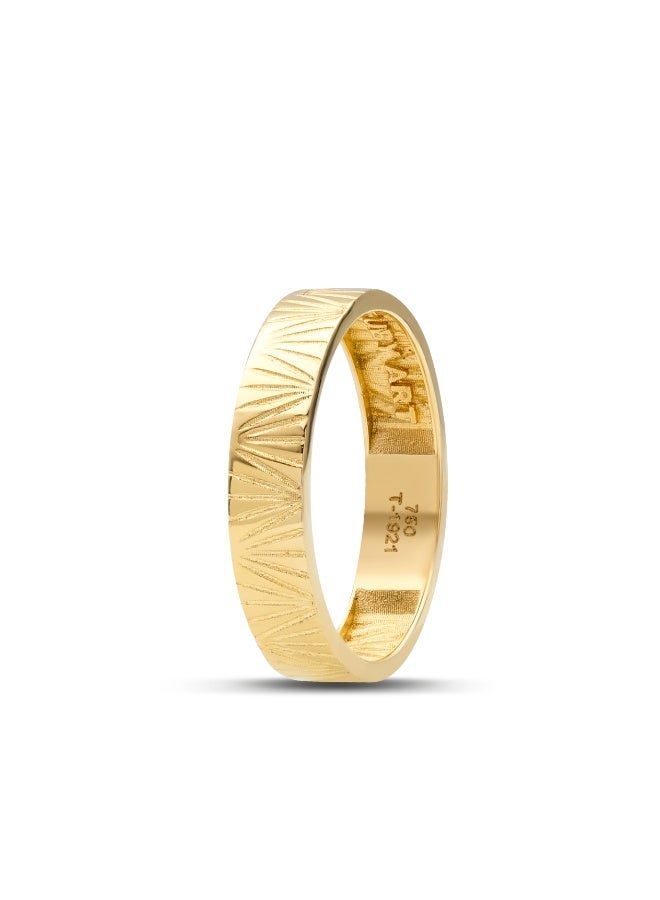 Ruby Art Gold 18K Pure Gold Women’s Ring - Premium Finish & Elegant Style - 1.78 Gram - Image 1