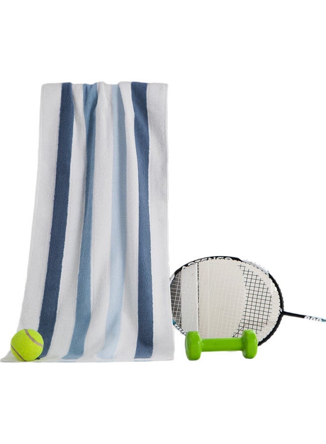 Grace Towel Sports Series, Pure Cotton, Highly Absorbent, Sweat-Absorbing, Extended Length, Bath Towel, Single Pack, 120G - Image 2