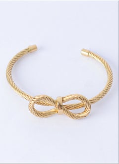 Metal bow-shaped bracelet - pzsku/ZE7AAA5CDECE6EC53A052Z/45/_/1729438343/36b16097-46e9-4c23-bffb-2270c7b0ec11