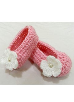 Daddy's Angel Newborn Baby Girl Handmade Dress, Cap and Shoes  - Image 3