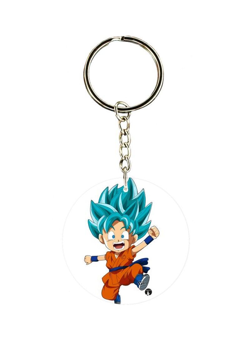 RKN Dragon Ball Z Character Printed Single Sided Keychain 