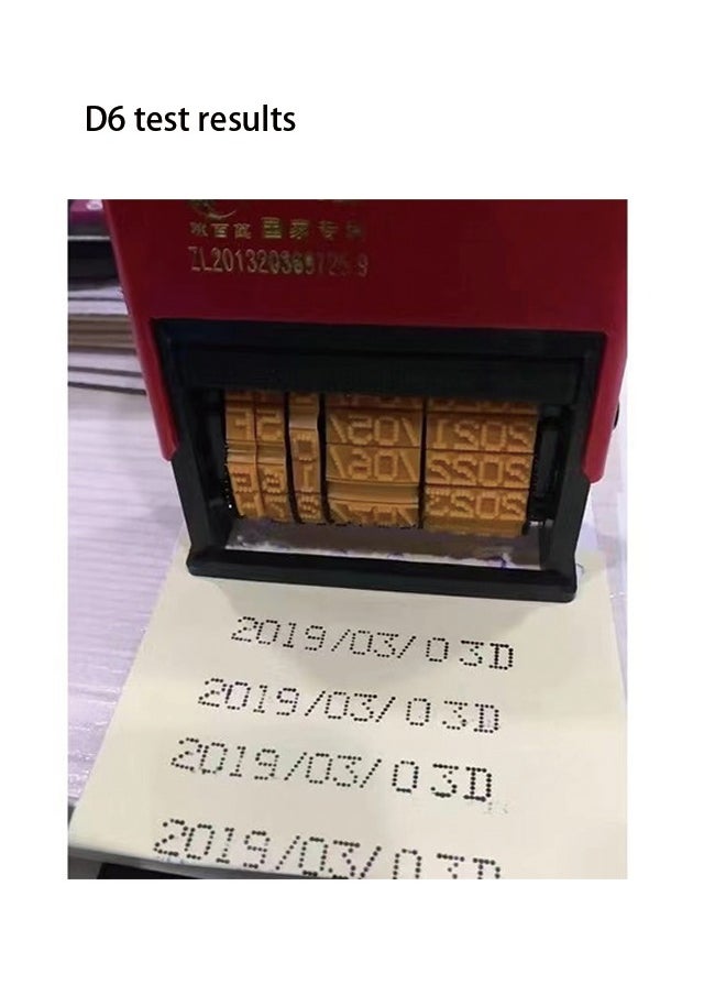 Generic - D-6 Model Date Code Printer Package – Includes Ink, Pads, Cartridges, and Packaging - Image 1