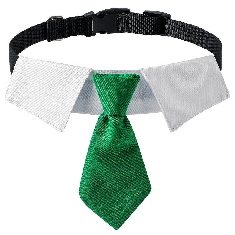 Tanpopo Dog British Style Handsome Wedding Suit Pet Dog Clothing Tie Collar Decoration - Image 1