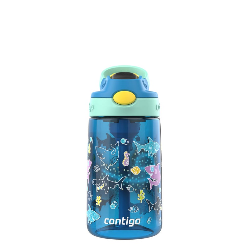 Contigo Kids Water Bottle with Redesigned AUTOSPOUT Straw, 14 oz - Image 1