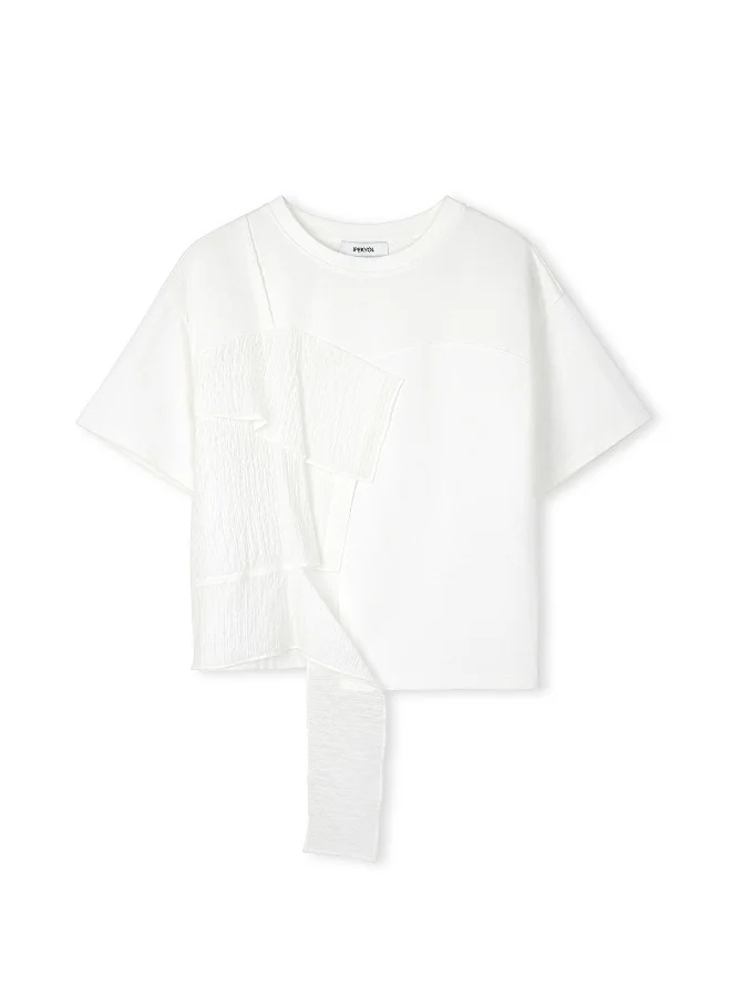Ipekyol Ruffled And Mixed T-Shirt