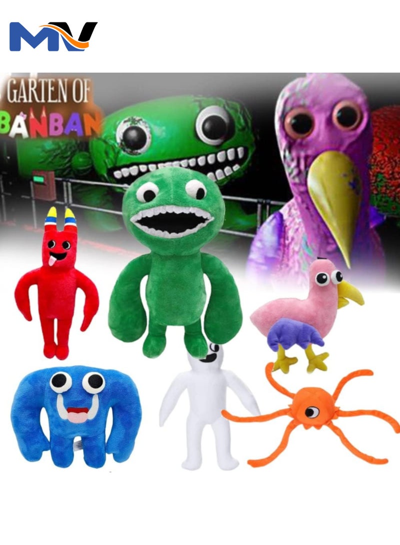 MAGIC VAULT Garten of Banban Plush,10 inches Garten of Banban Jumbo Josh Plushies Toys, Soft Monster Horror Stuffed Figure Doll for Fans Gift, Soft Stuffed Animal Figure Doll for Kids and Adult (6PCS)  - Image 1