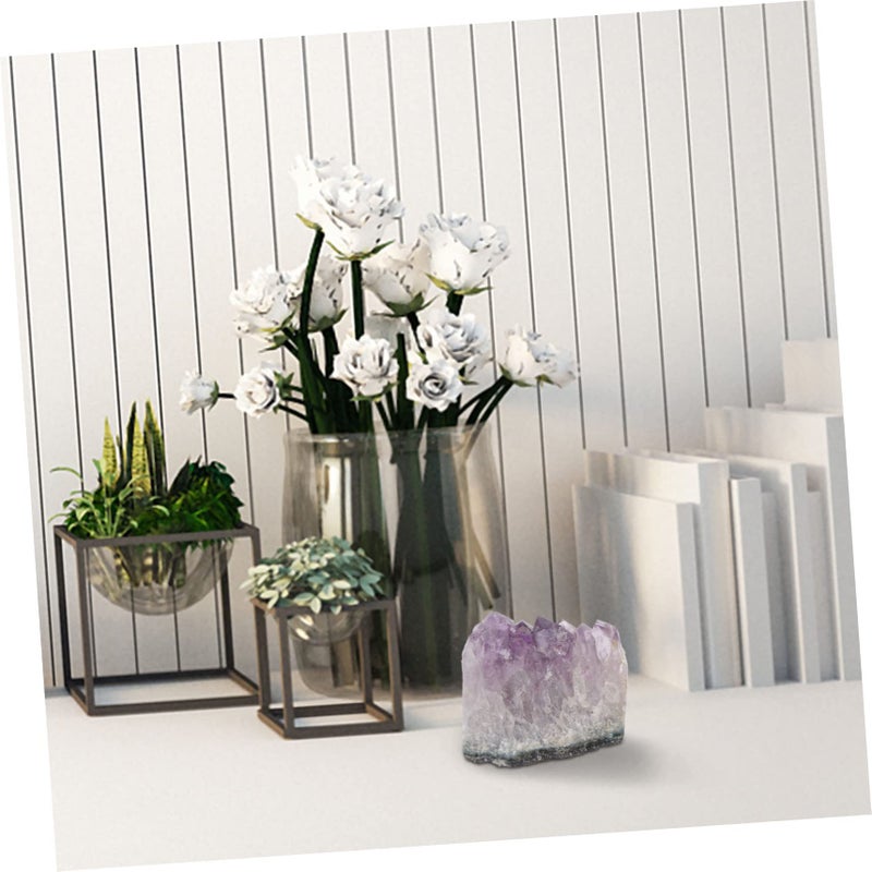 قطعتان من زينة طاولة الكريستال الطبيعي لغرفة المعيشة، زخرفة منزلية انتقائية - Image 4