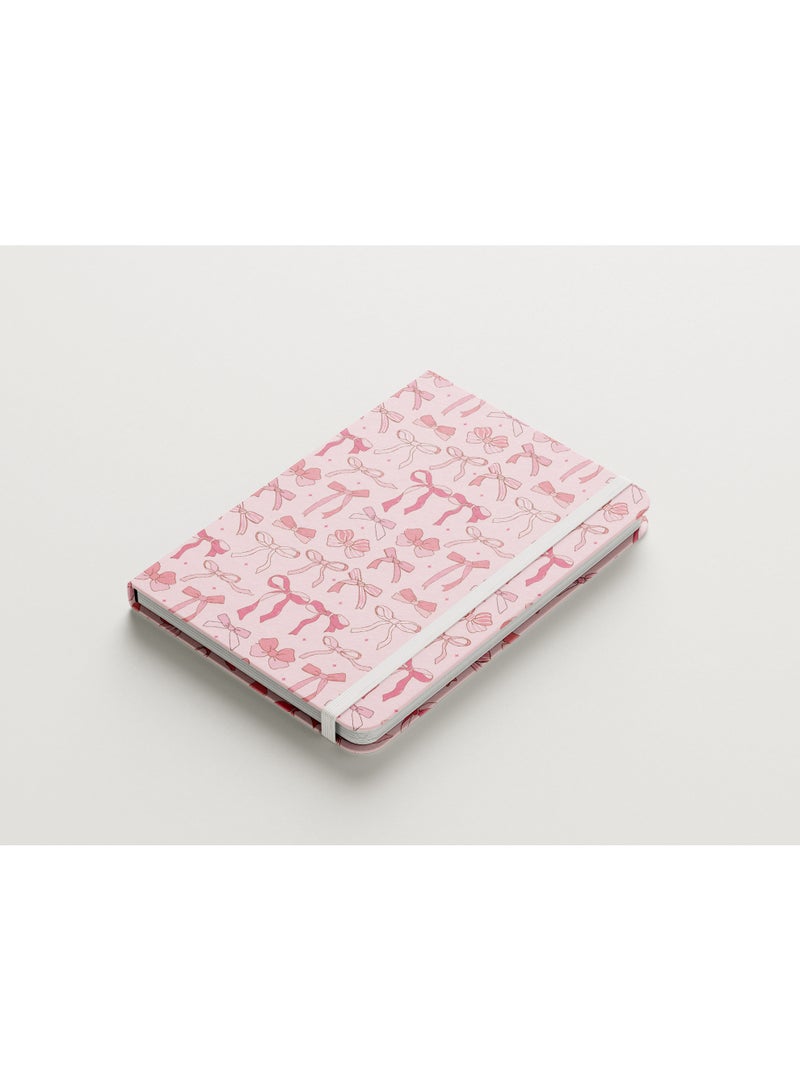 Borg El Arab A6 Printed Notebook Bows Design - Image 1
