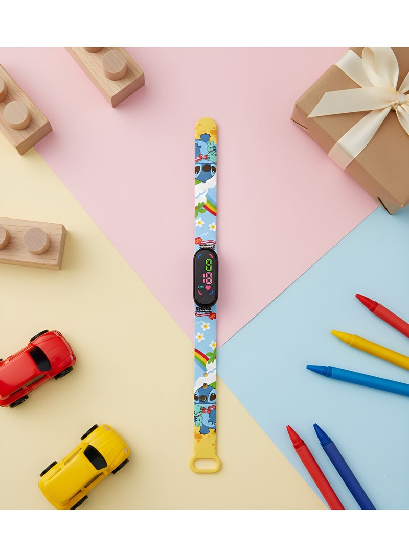 STITCH Kids Digital LED Watch – Button Touch Wrist Watch –Adjustable Silicone Strap ft Stitch Cartoon Character for Boys & Girls - Image 5