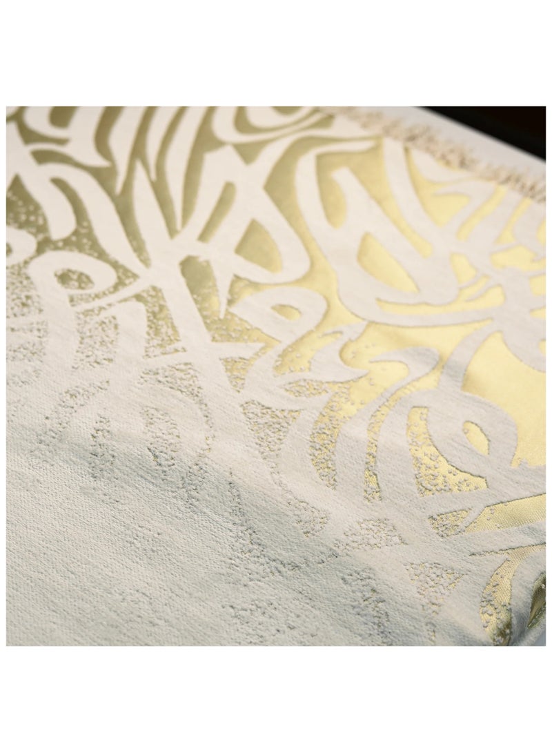 SUNDUS Sondos Extra carpet with an additional layer of foam, made in Turkey, of unparalleled high quality, made of cotton fabric, tools and a single weave, hand-engraved by Haja Al-Arabi - Image 3