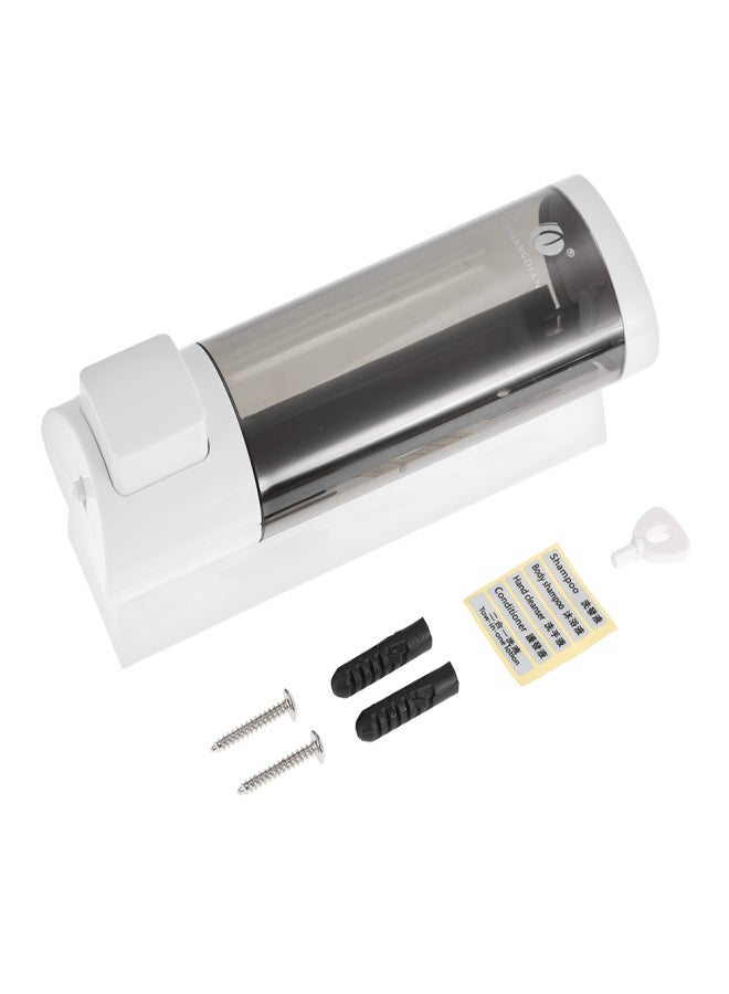 شوانجديان موزع صابون يدوي CHUANGDIAN مثبت على الحائط، موزع شامبو سائل، موزع جل استحمام، منظف لليدين، موزع لوشن للحمامات والفنادق، 200 مل - Image 4