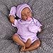 Aori Reborn Baby Dolls Black Realistic Baby Doll Girl Black 18inch Real Life Soft Vinyl American Doll Nice Gift for Kids NewParents GrandParents Doll Collectors - Image 3